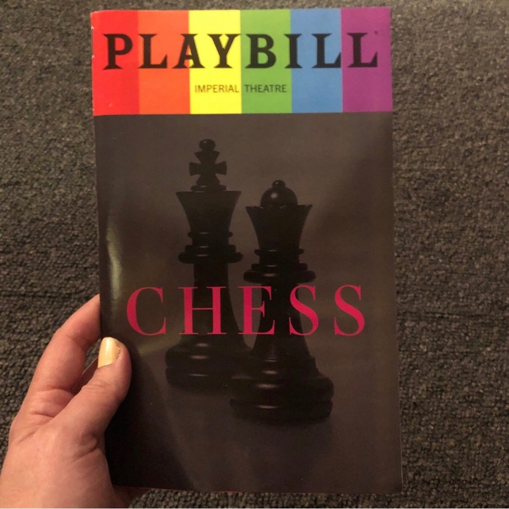 CHESS Broadway Musical Pride Playbill 2026